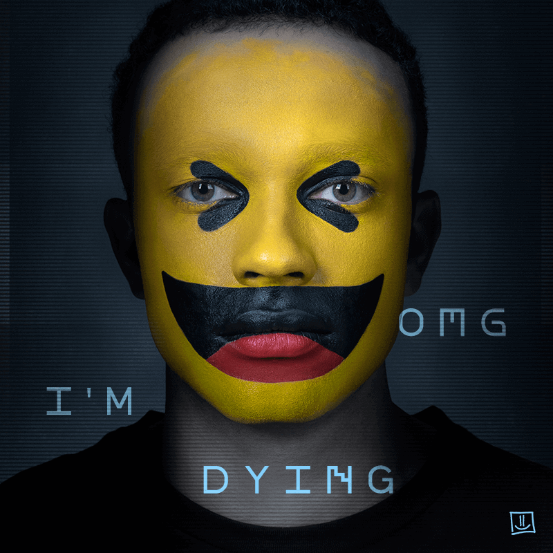Think Twice Cybersmile Campaign Poster