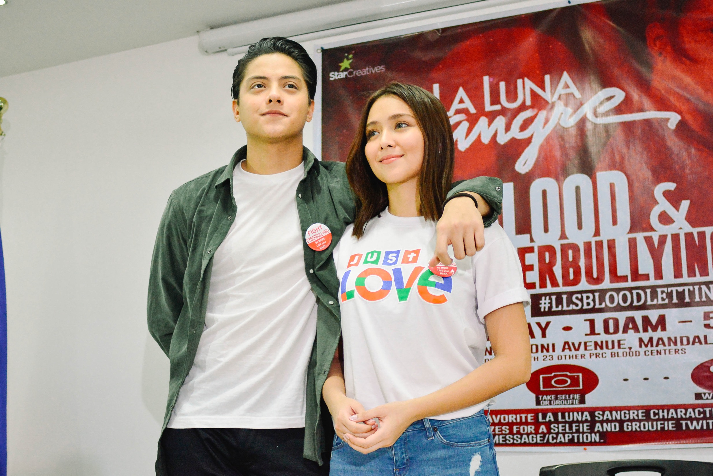 Cybersmile And Red Cross Blood Drive Kathryn Bernardo Daniel Padilla