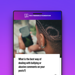 Cybersmile Module Dealing With Bullying On Instagram