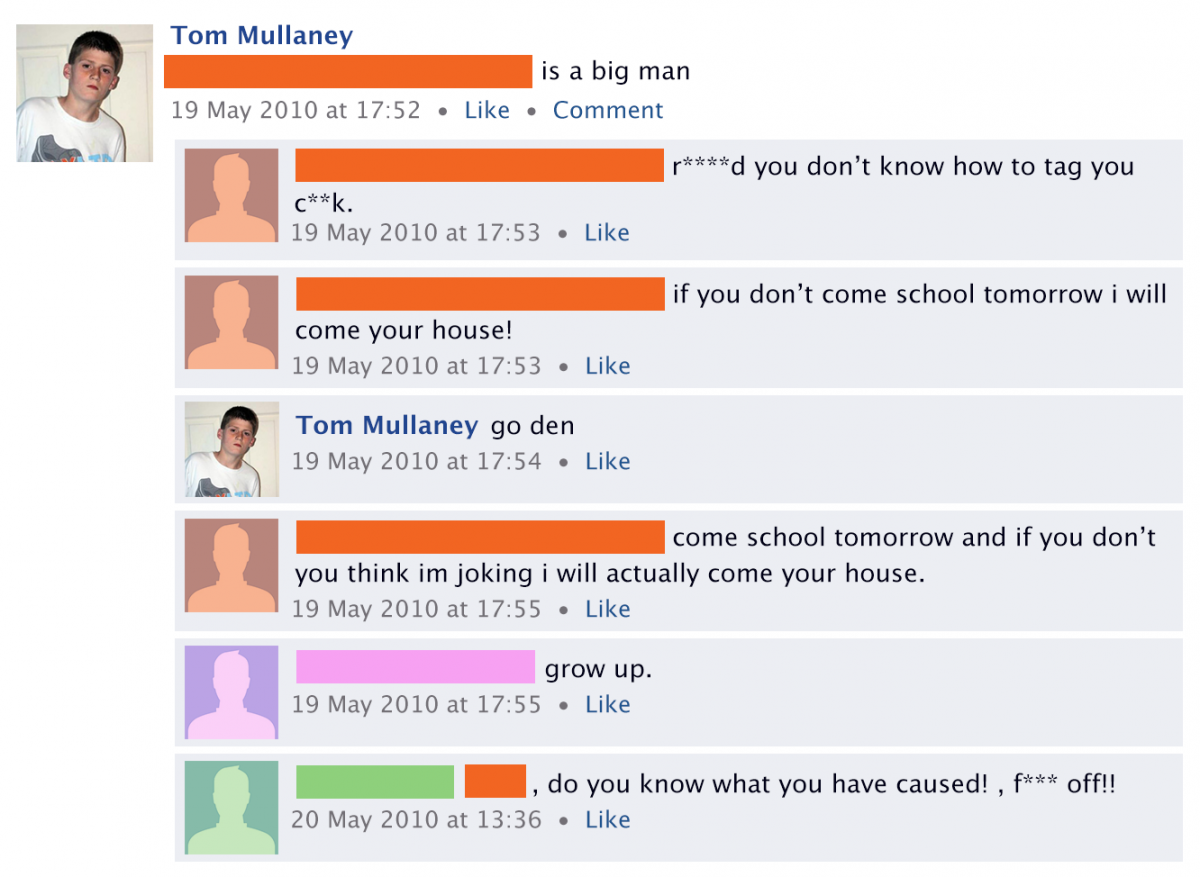 tom mullaney facebook conversation